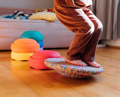 Stapelstein balanceboard